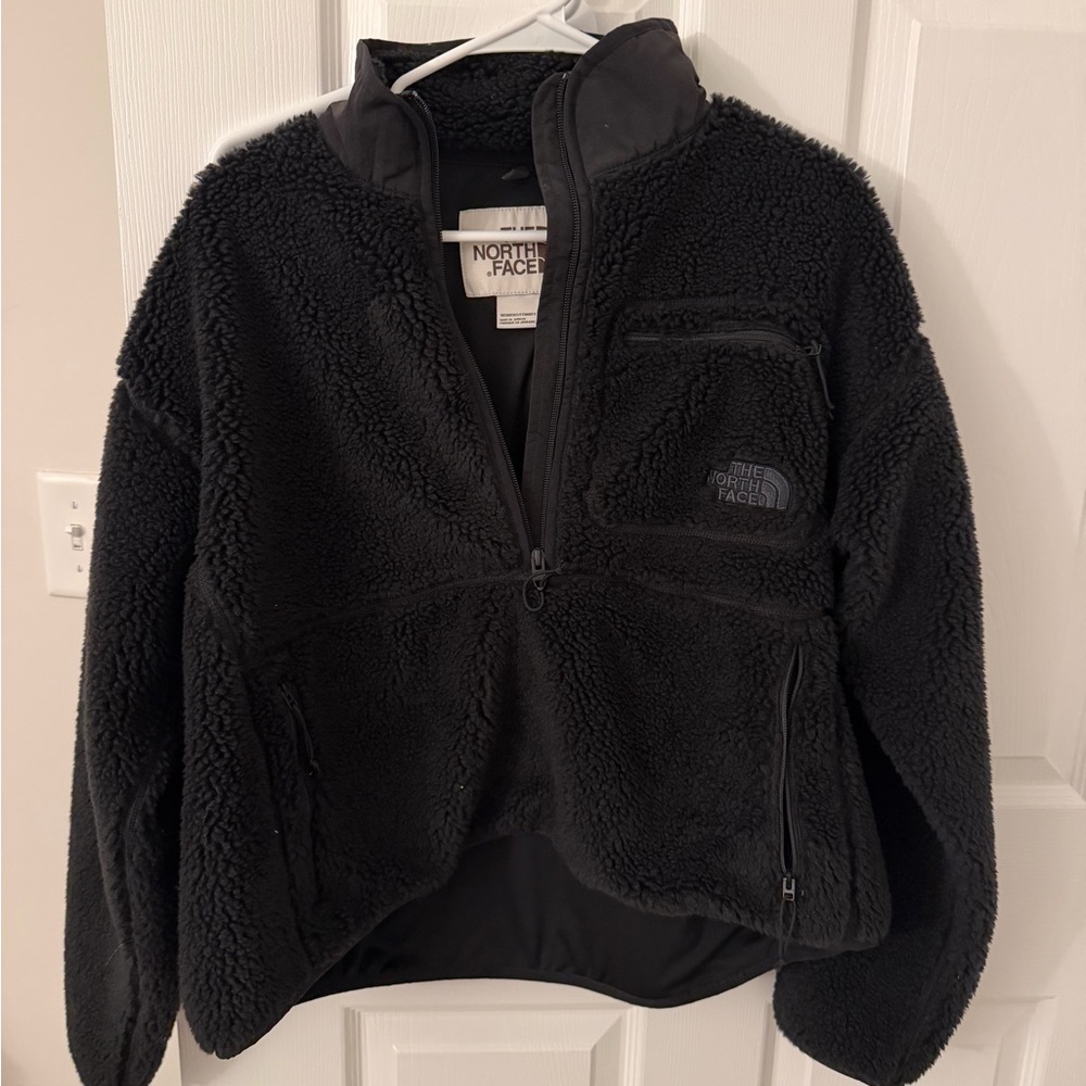The North Face Kids Black Sherpa Jacket